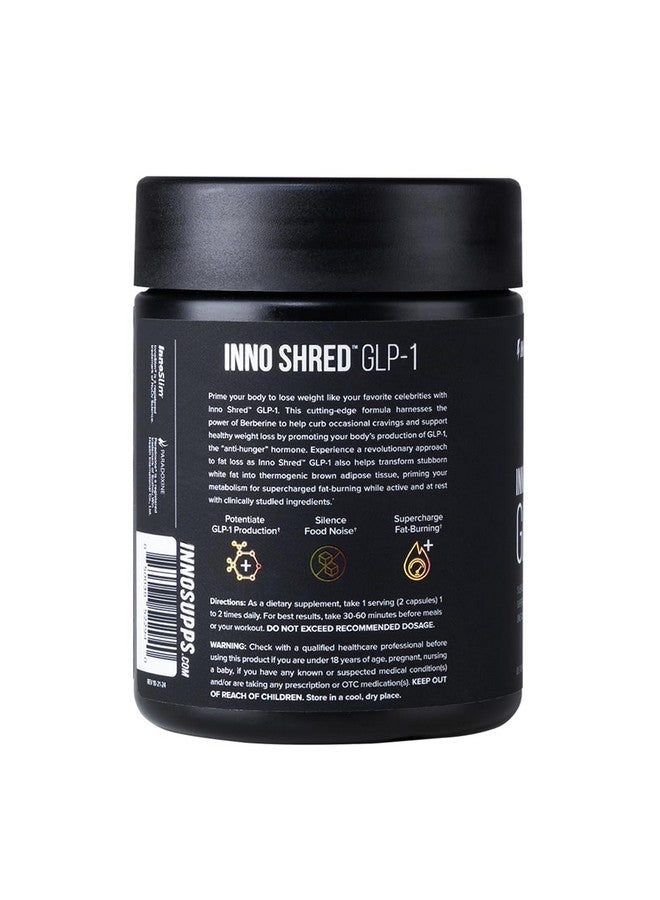 InnoSupps Inno Shred™ GLP-1 | Thermogenic Fat-Burner | Appetite + Metabolism Support | Energy + Performance | Berberine + Chromium | 60 Capsules. 30 Servings. - Image 4