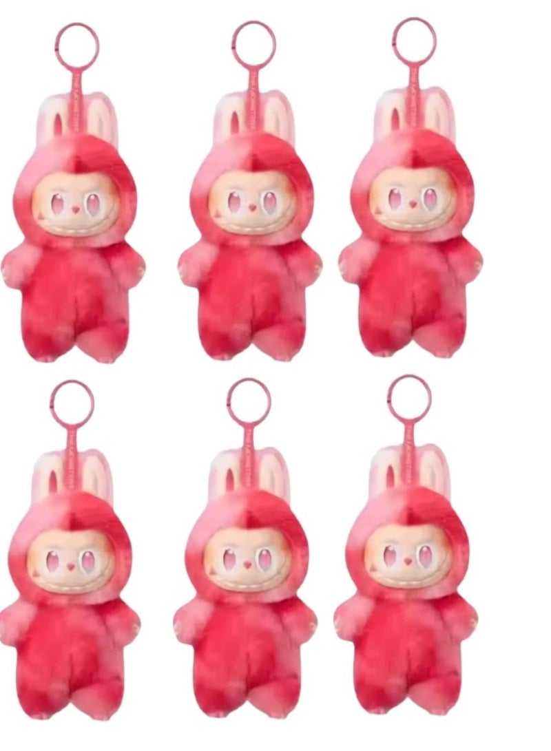 Pop Mart x Bobo & Coco Labubu The Monsters Big into Energy Series Love Vinyl Plush PendantPack Of 6