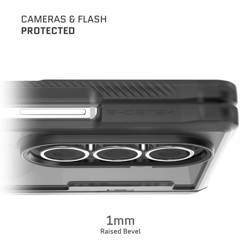 Ghostek Covert Clear Fold 7 Case with Built-in Kickstand, MagSafe and Full Hinge Protection Designed for 2025 Samsung Galaxy Z Fold7 (8") (Smoke Matte) - Image 4