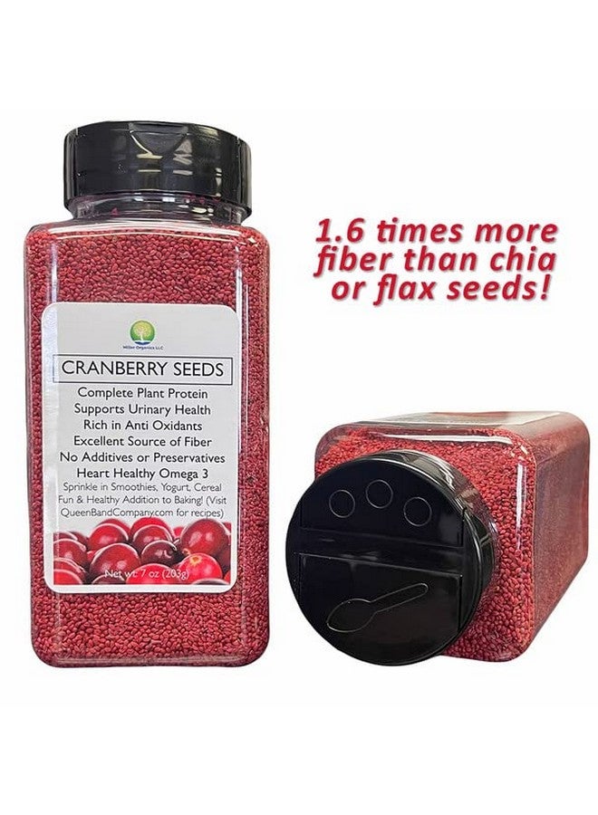 OnFireGuy Queen B Organic Cranberry Seeds | High in Fiber, Heart Healthy Omega 3, Urinary Support Edible Cranberry Supplement | Edible Cranberry Seeds - 7oz in Shaker - Image 3