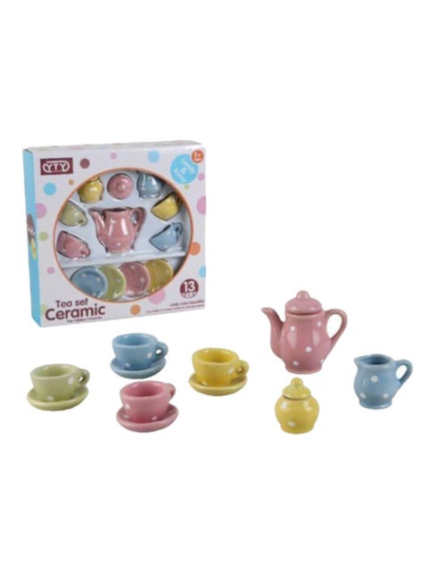 Basmah Porcelain Tea Set 13 Pieces