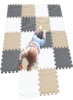 MQIAOHAM Children Puzzle mat Play mat Squares Play mat Tiles Baby mats for Floor Puzzle mat Soft Play mats Girl playmat Carpet Interlocking Foam Floor mats for Baby White Beige Grey 101110112 - pzsku/Z96062453F26B61C7A962Z/45/_/1692873603/0e3ee44a-6f61-48c4-9aa4-c3e822a7b99c