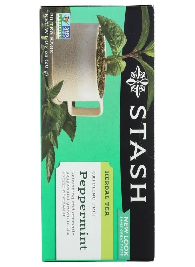 Stash Premium Herbal Tea Caffeine Free Peppermint, Pack of 2 - Image 4