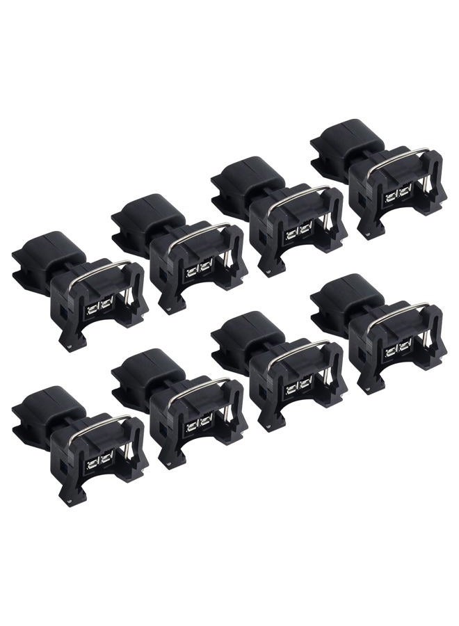OXCANO 8pcs Fuel Injector Connector Adapters EV6 to EV1 Wiring Harness Wire Compatible with USCAR LS2 LS3 LS7 LSX LS1 LS6 LT1 TPI LS Swap; Using the EV1 injector on the EV6 wiring harness - Image 1