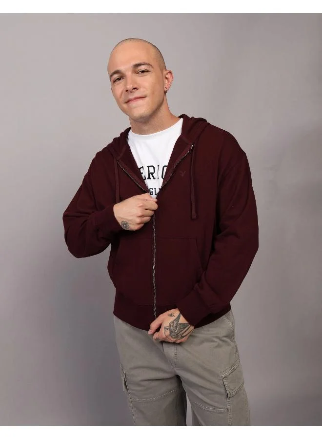 امريكان ايجل AE Fleece Zip-Up Hoodie