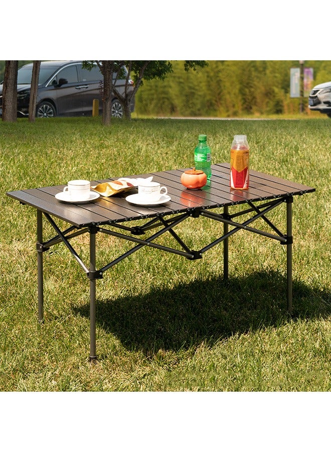 Occuwzz Folding Camping Table with Carry Bag – Lightweight Aluminum Portable Desk for Outdoor Camping, BBQ, Beach, Picnic, Cooking & Dining - Image 2
