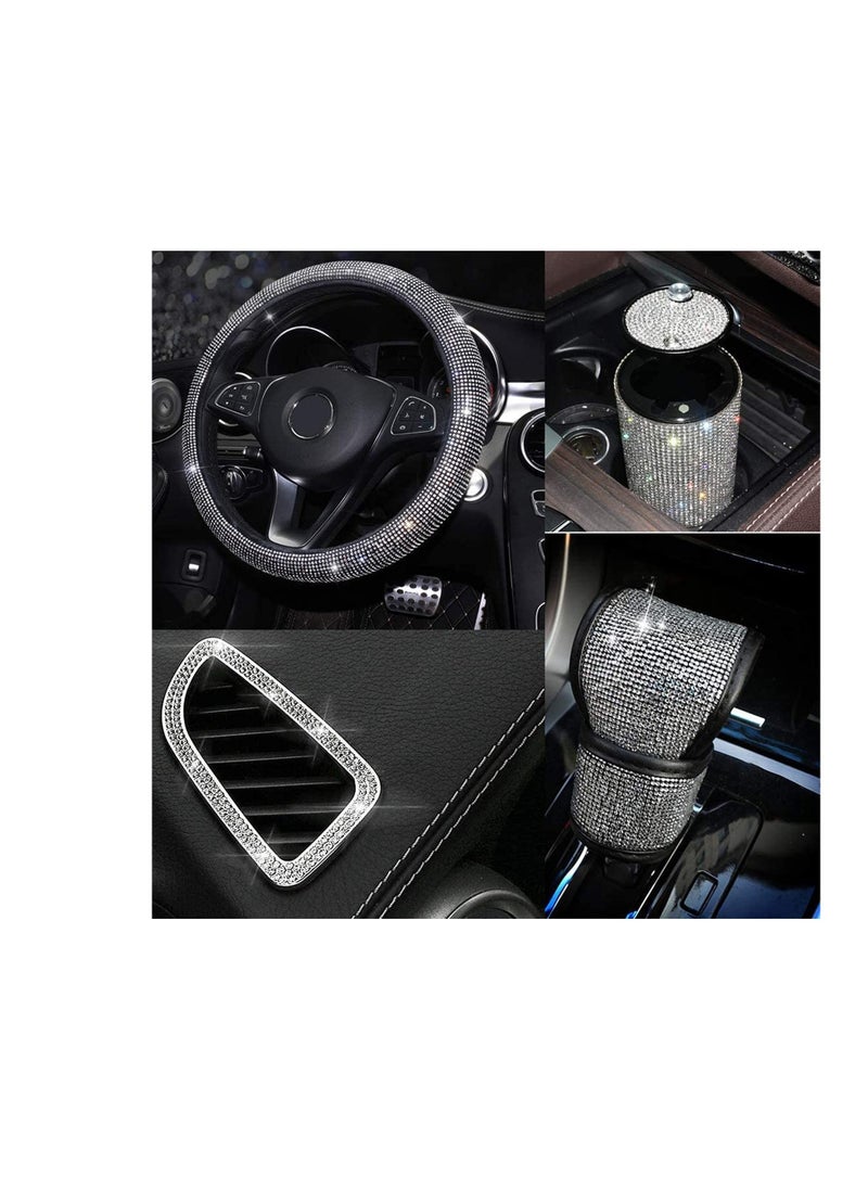 Excefore Bling Bling Crystal Rhinestones Sticker, DIY Car Decoration Sticker, Self-Adhesive Glitter Rhinestones Crystal Gem Stickers for Car and Gift Decoration, 9.4 x 7.9 Inch 12000 Pieces  - Image 2