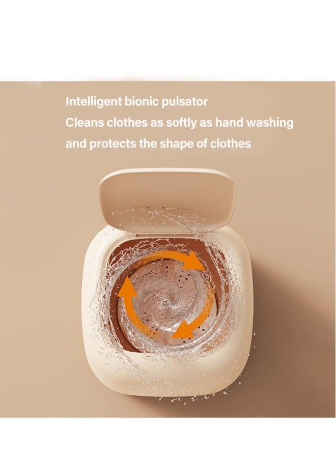 Mini Washing Machine, 9L Portable Washing Machine with Drain Basket for Apartment, Travel, Underwear, Panties, Socks, Kids - Image 4