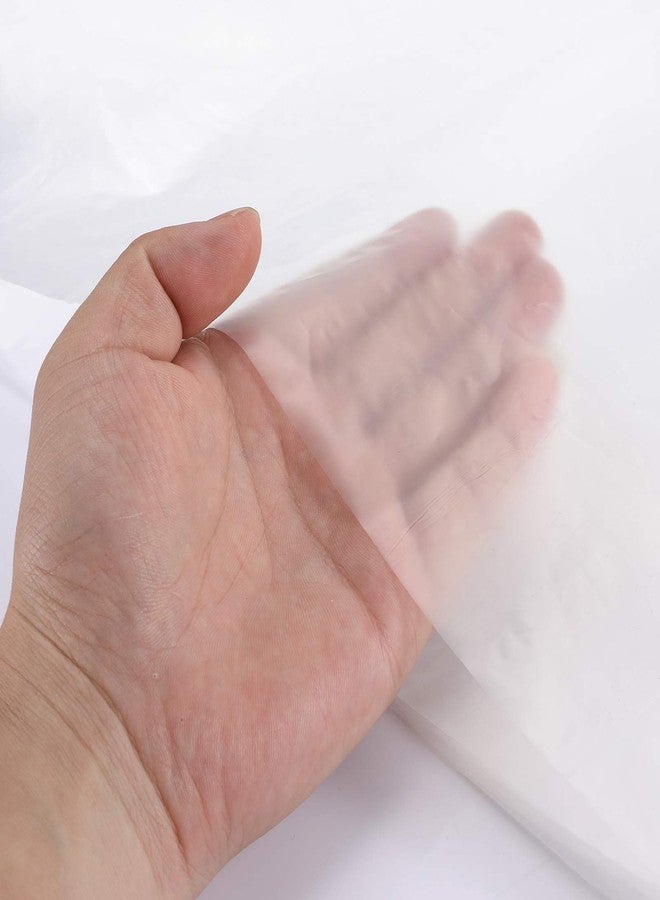 NANJA Plastic Drop Cloth 1 Mil Thickness Painters Clear Polyethylene Drop Cloths, Tarp Waterproof Plastic Cover Clear Tarp Sheeting for Painting,Furniture Cover(6 Pack) - Image 4
