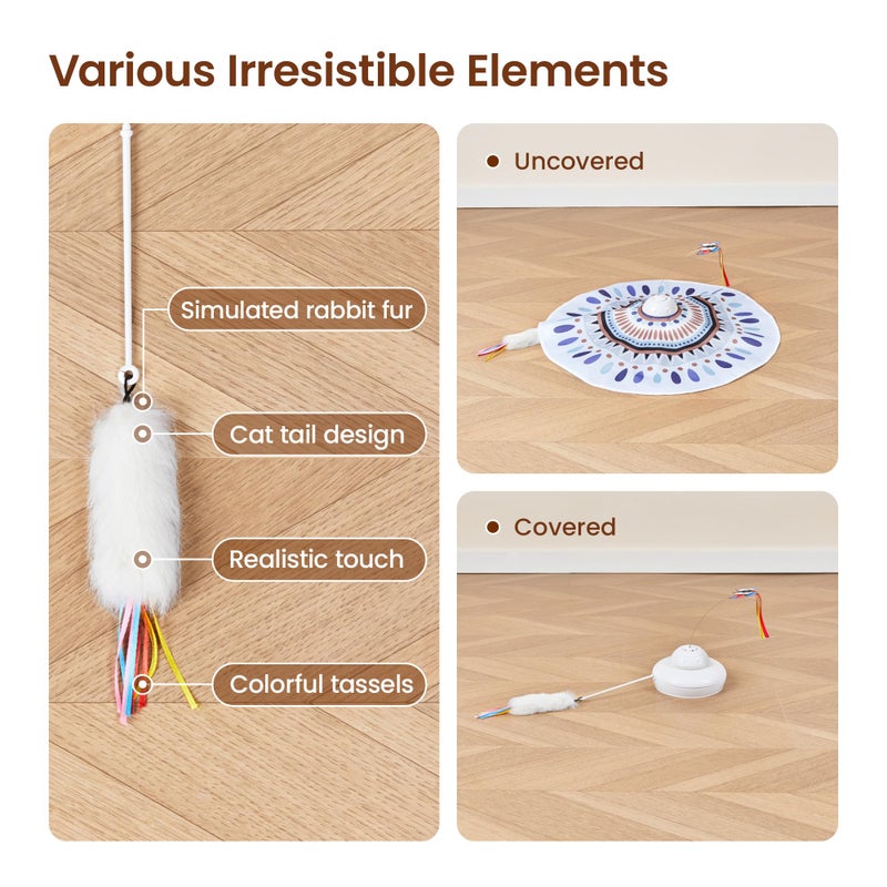 Potaroma 6 Pcs Attachment Refills for The Down Part of Potaroma Hide and Seek Cat Toy - Image 2