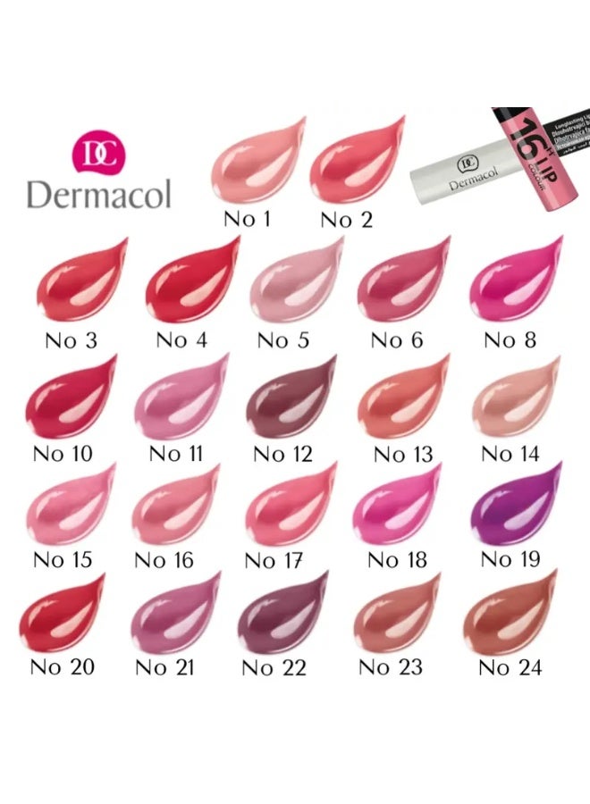 Dermacol 16h Lip Color 2-In-1 Extreme Long-Lasting Lipstick 6 - Image 3