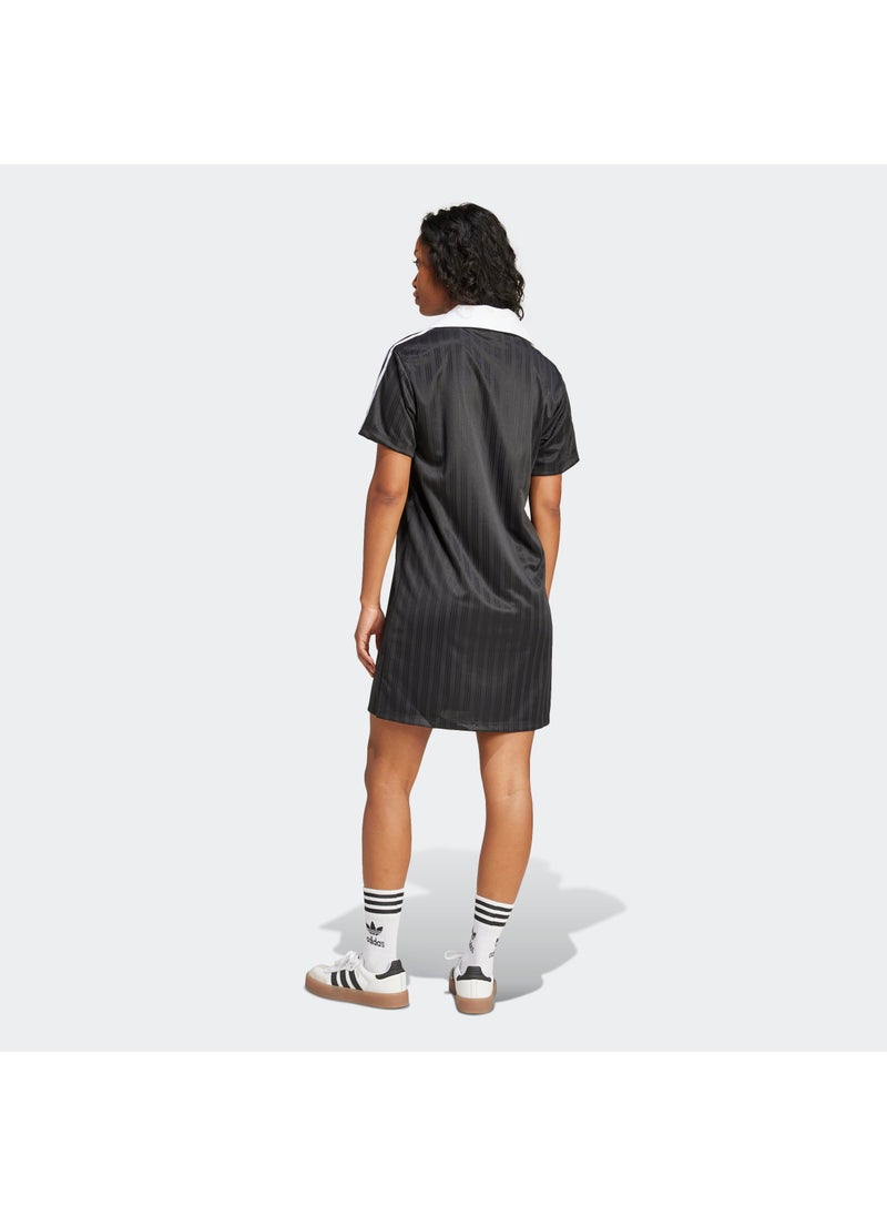 adidas Originals - Adicolor Football Jacquard V-Neck Dress - Image 1