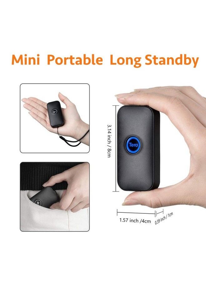 Tera - 1D Bluetooth Mini Barcode Scanner 3In1 Bluetooth & Usb Wired & 2.4G Wireless Laser 1D Bar Code Reader Portable Barcode Scanner Work With Ios Windows Android For Tablet Or Computer 5200C - Image 1