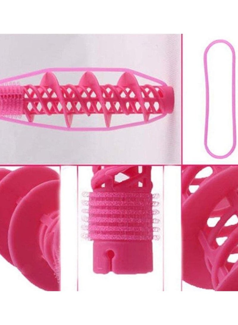 Y&D 4 Pc Hair Styling Tools Care Natural Big Wave Curls Rollers Curlers Curling Tool for Girls Ladies Spiral Curler - Image 5