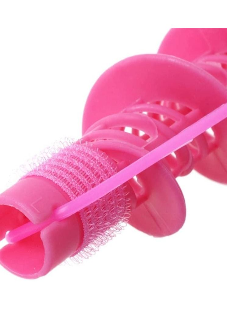 Y&D 4 Pc Hair Styling Tools Care Natural Big Wave Curls Rollers Curlers Curling Tool for Girls Ladies Spiral Curler - Image 4