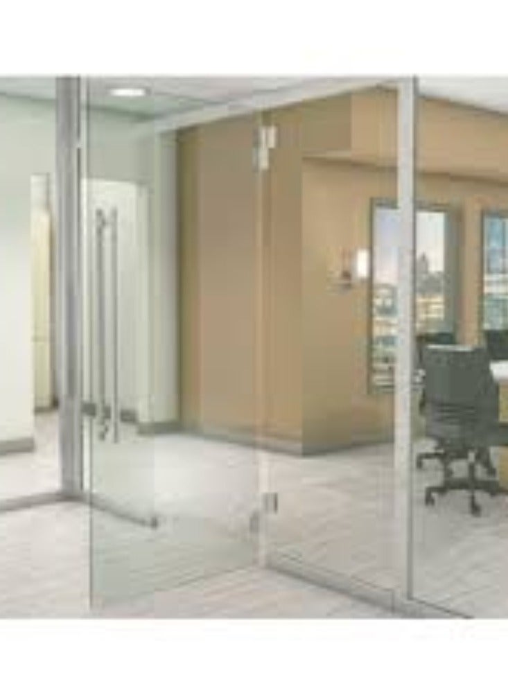 KNP KNP Glass Door Hinge Pack of 2 is designed for use with glass doors providing a sleek and functional solution for door hinges in glass installations. These hinges are crafted to support the weight of glass doors while ensuring smooth and secure operation. - Image 3