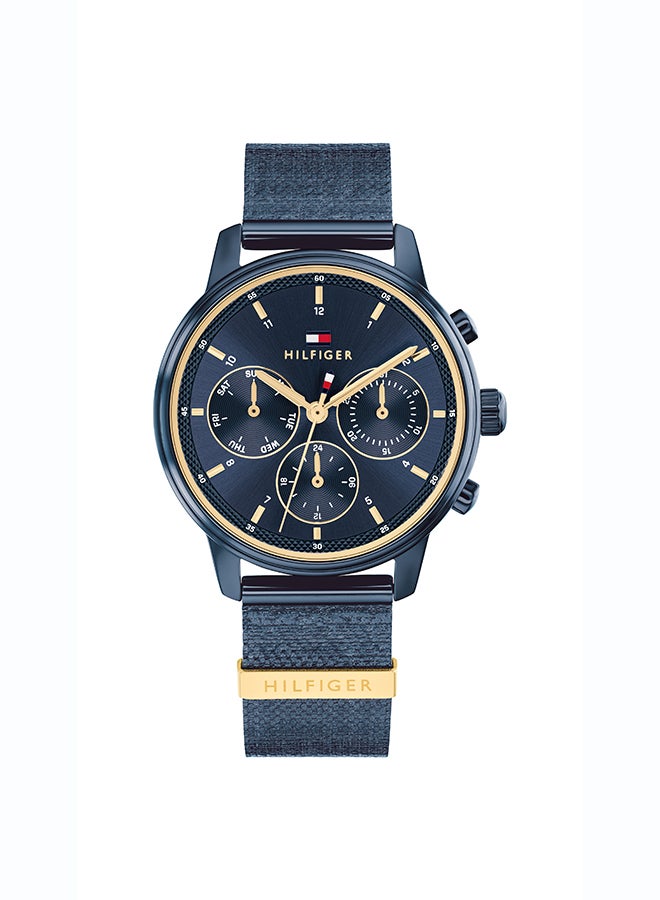 Tommy Hilfiger Women's Quartz Watch with Blue Dial and Blue Stainless Steel Bracelet - 1782809