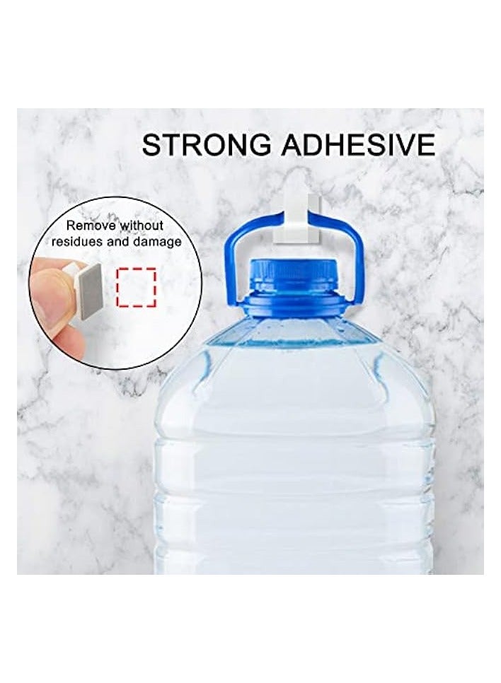 erorex 100 Pcs Cable Clips, Adhesive Cable Organizer Cord Holder Wire Clip Wire Management Self Adhesive Hooks Wire Holder for Office, Home (White) - Image 3