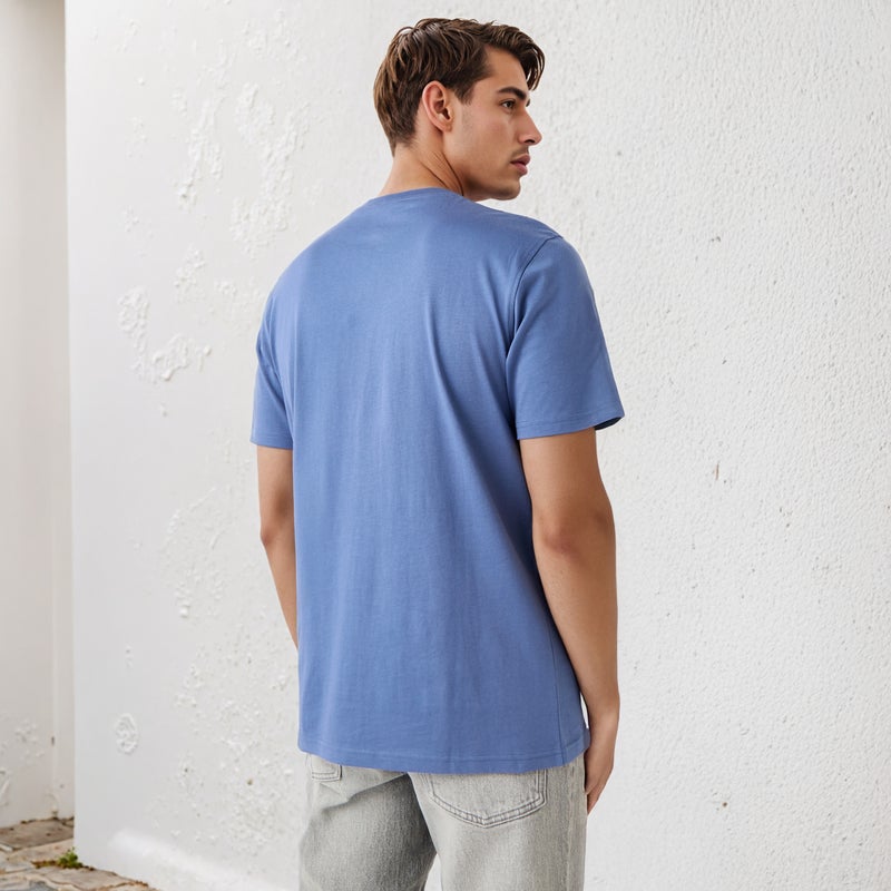 سبلاش فيڤ تيشيرت بياقة دائرية وطبعة حروف - Image 3