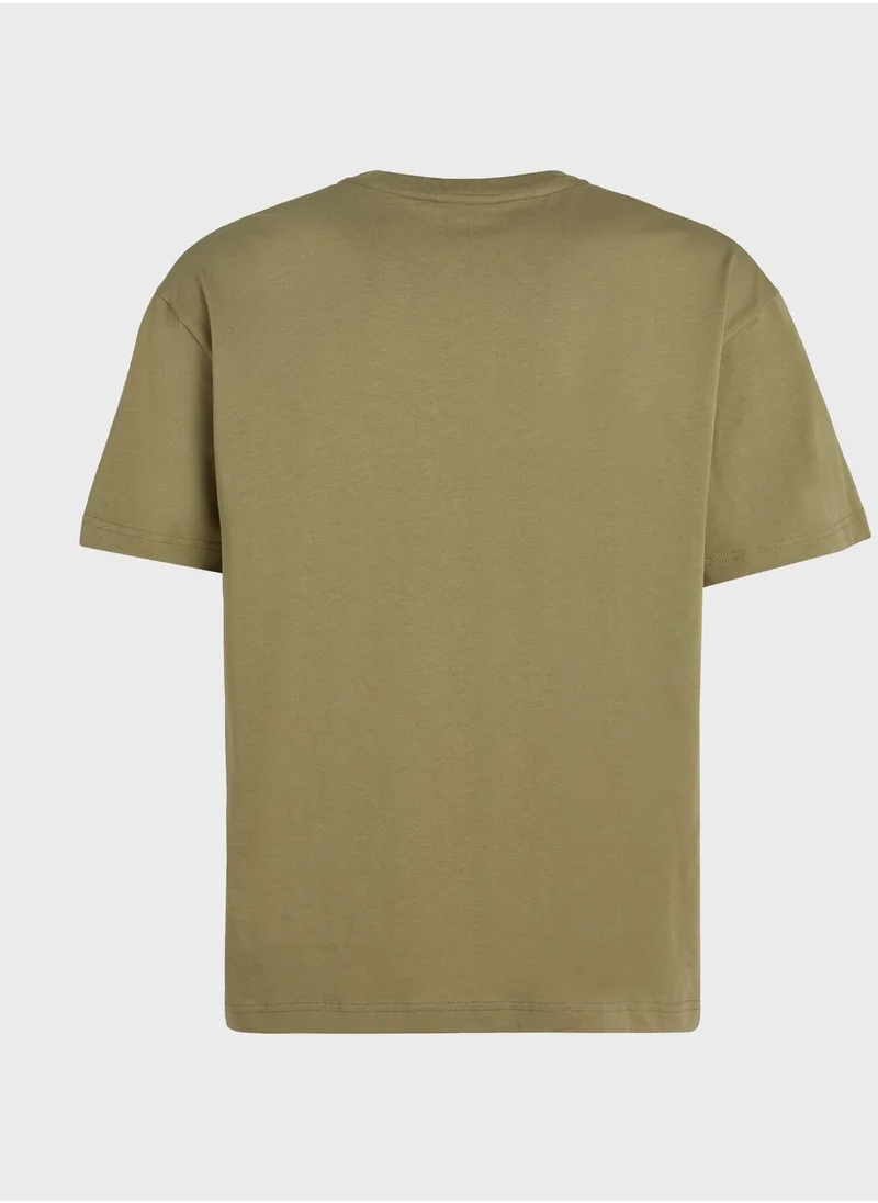 CALVIN KLEIN Logo Crew Neck T-Shirt