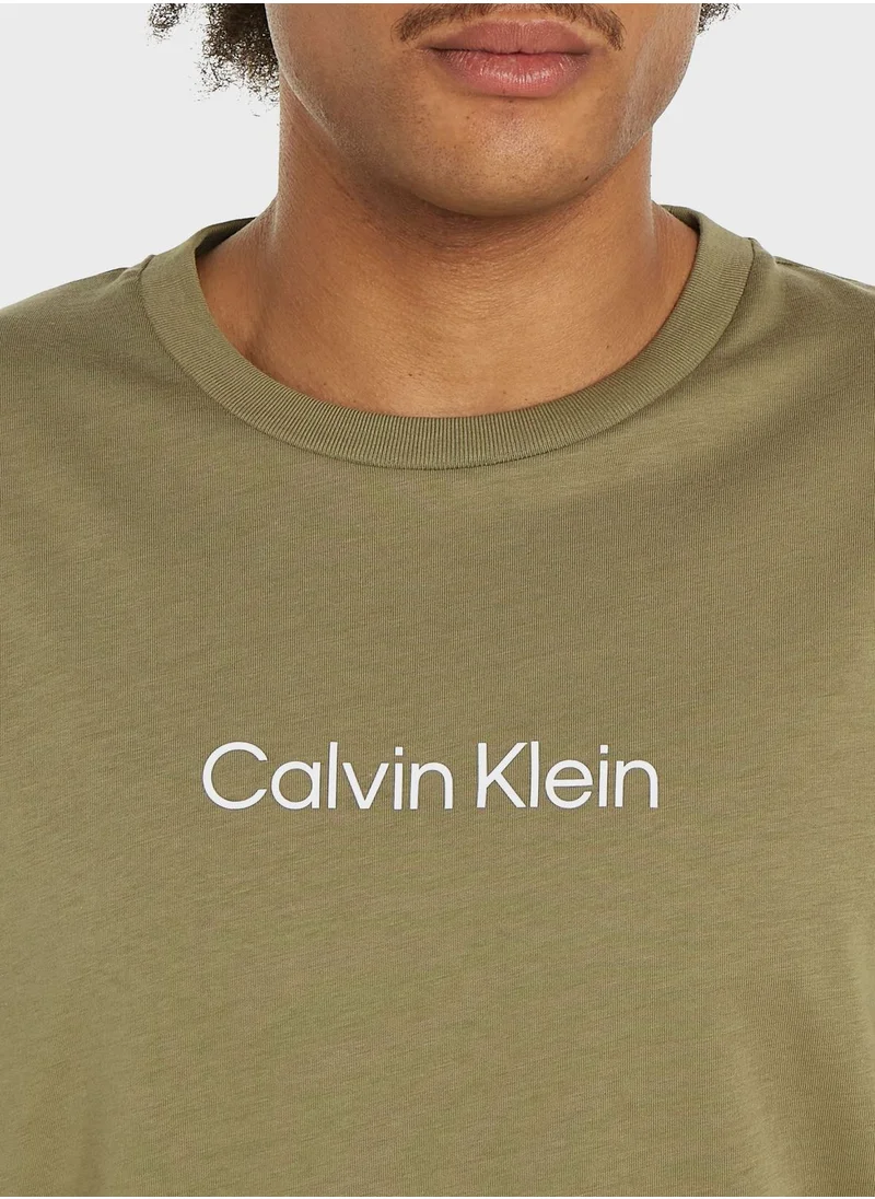 CALVIN KLEIN Logo Crew Neck T-Shirt