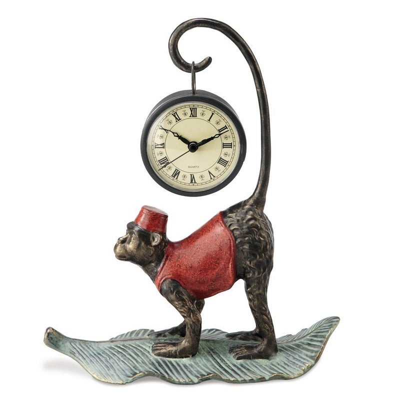 SPI Home Aluminum Monkey Clock - Image 3