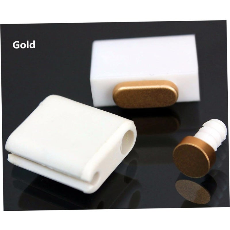 Metal Gold Dust Plug Stopper Set for iPhone 6 6s Plus Mini Pro Air - Image 4