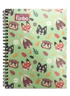 Funbo FUNBO-A5 Size, 80 Sheet Single subject notebook with PP cover(Cute Animals)  - Image 1