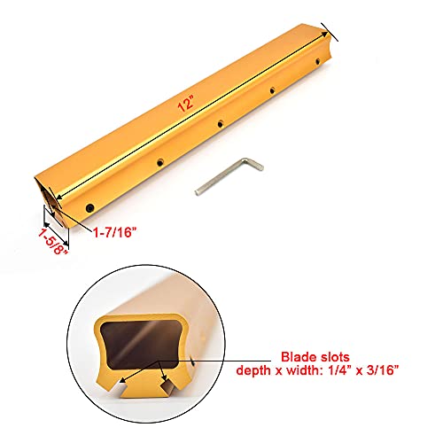 BLSGBUIDING 12" Jointer Planer Blade Sharpener, Woodworking Knife Sharpening Jig Aluminum - 1pack - Image 2