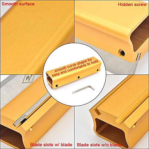 BLSGBUIDING 12" Jointer Planer Blade Sharpener, Woodworking Knife Sharpening Jig Aluminum - 1pack - Image 4