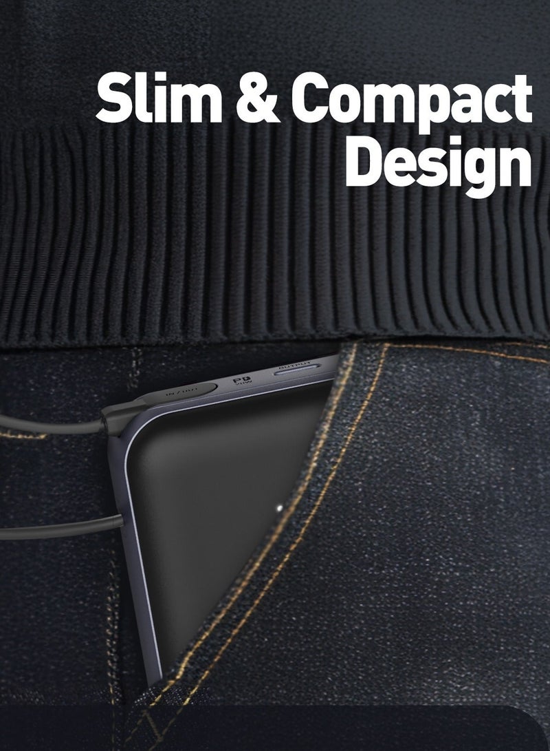 جودا باوربانك شاحن متنقل جودا موف 20000mAh ⚡ | منفذي USB-C 🔌 | شحن سريع PD 20W 🚀 | شاحن محمول للهواتف والأجهزة اللوحية 📱💻 - Image 4