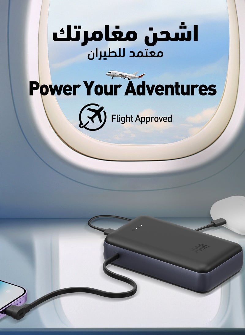 JODA MOVE 20000mAh Power Bank ⚡ | 2 USB-C Ports 🔌 | PD 20W Fast Charging 🚀 | Portable Charger for Phones & Tablets 📱💻 - Image 2