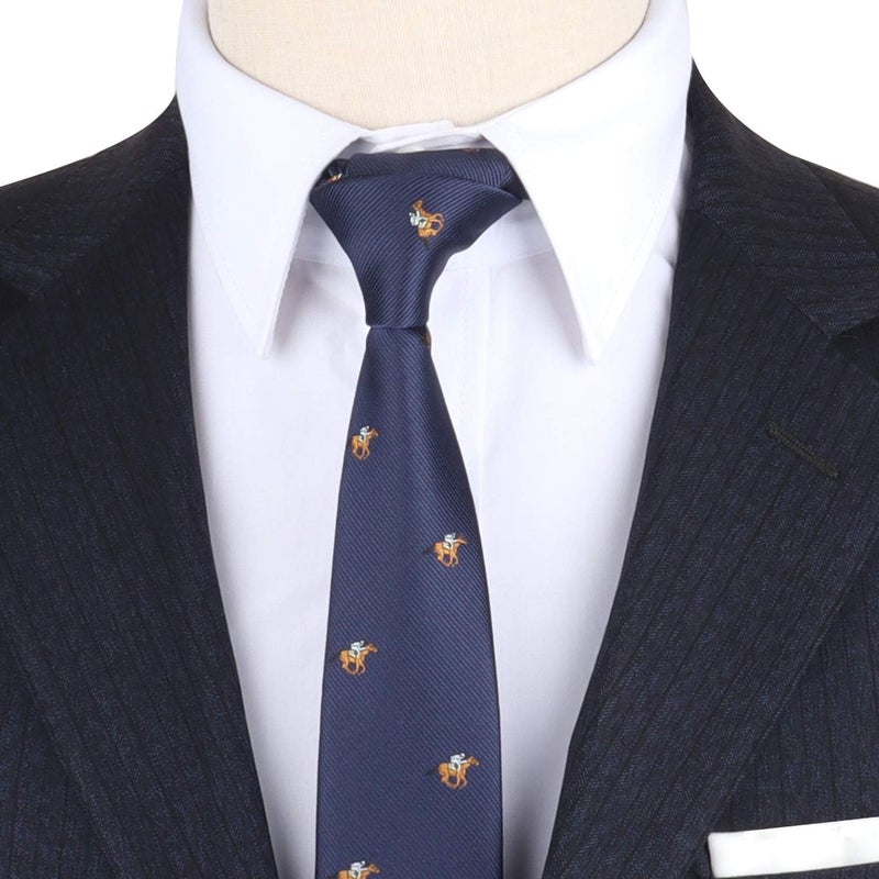 AUSCUFFLINKS Animal Ties | Woven Skinny Neckties | Groomsmen Wedding Ties | Work Ties for Him - Image 2