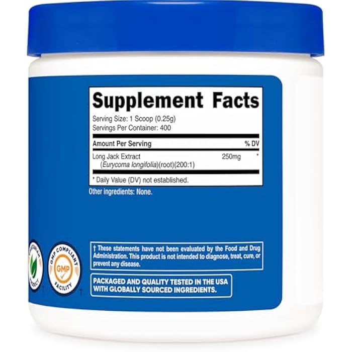 Nutricost LongJack (Eurycoma Longifolia) 100:1 Extract Powder 100 Grams - Image 5