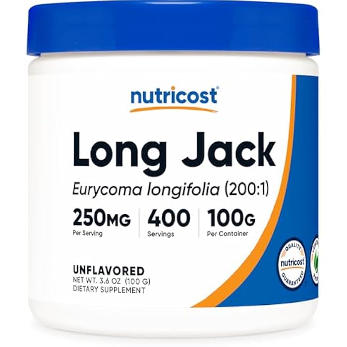 Nutricost LongJack (Eurycoma Longifolia) 100:1 Extract Powder 100 Grams - Image 1