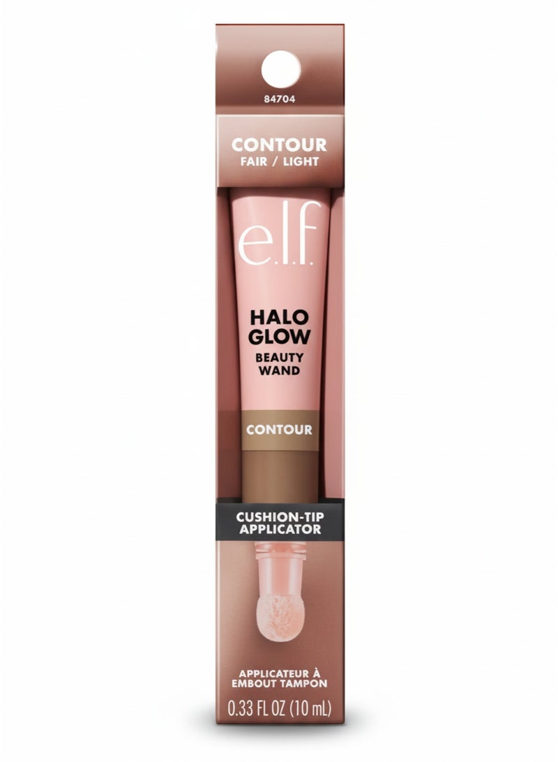 elf Halo Glow Beauty Wand – Fair/Light – 10 ml – Liquid Contour with Built-In Applicator - Image 1