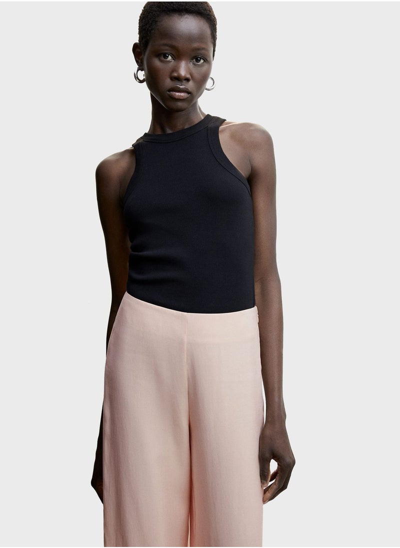 MANGO - Wide Leg Pants - Image 1