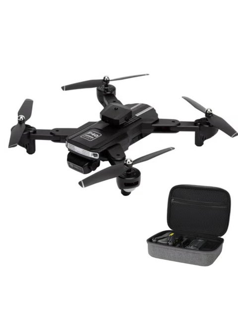 Pihot P40 Multifunctional Portable Mini Drone with Remote Control, Adjustable and App-Controlled, HD Camera, Foldable Design, Carrying Case Included – Black