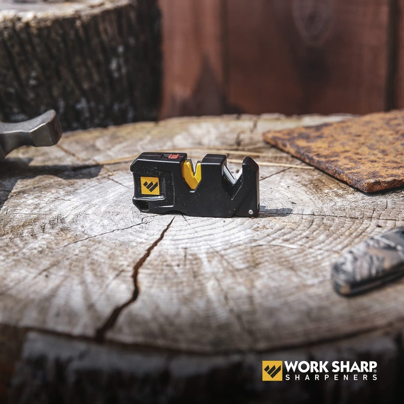 Work Sharp مبراة سكاكين وورك شارب كومباكت بيفوت بلس، مبراة سكاكين جيب ومبراة خطاف سمك - Image 2