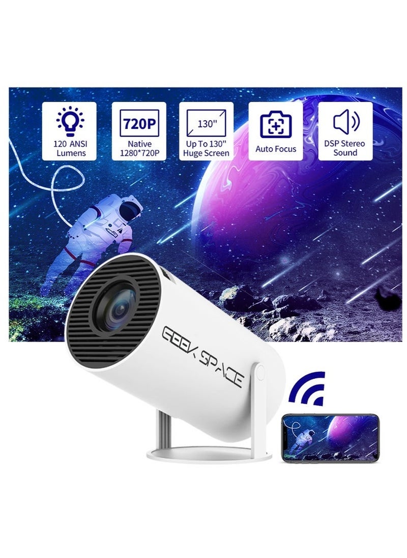 GEEK SPACE X10 Plus Portable Multimedia Projector with 2000 Built-in Retro Games – Home Theater Projector for Movies, Gaming, and Entertainment – LED Projection with HDMI/USB Input, Remote Control – Ideal for Family Fun, Kids, Parties & Indoor Play  - Image 2