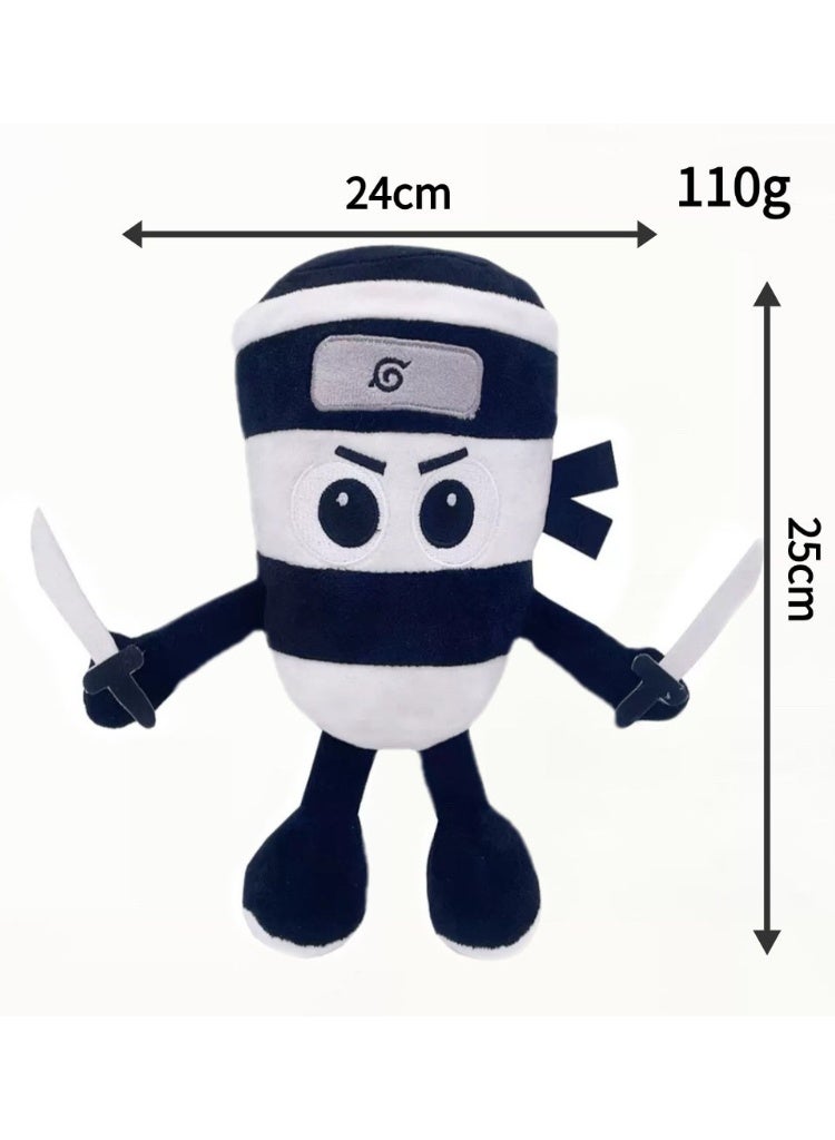 general Italian Brainrot Plush - 24cm Tung Tung Sahur Funny Plushie | Cute Cappuccino Assassino Brainrot Toys for Collectors, Kids & Culture Lovers | Soft Brain Rot Plushies for Home Decor & Gifts - Image 2