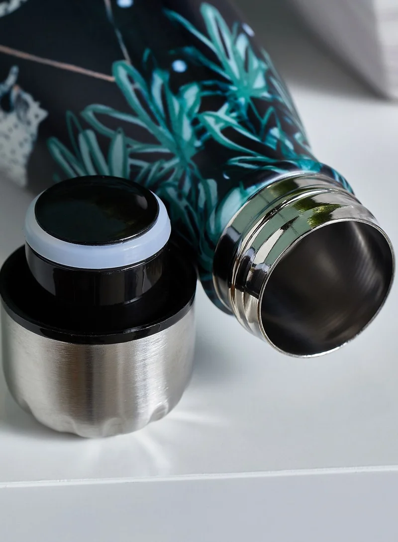 House Of Disaster Feline Flask