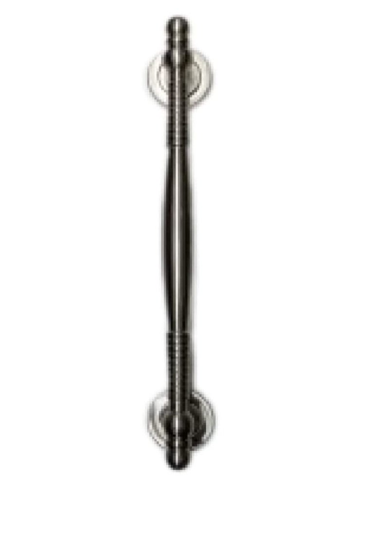 ABBASALI Modern And Stylish Wooden And Glass Door Handles Sets Of 2 Pieces(12'') 