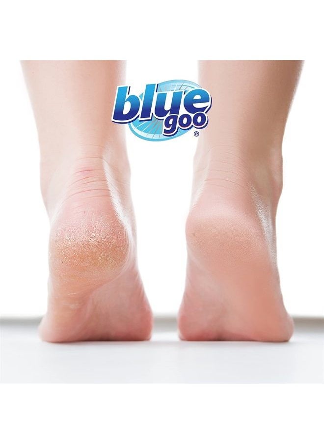 Blue Goo - Cracked Heels & Dry Hands Intense Skin Softener - for Calluses, Corns & Elbow Dryness Relief, Fast- Penetrating Hydrating Moisturizer, Made w/ 100% Pure Emu Oil & Beeswax, 2 oz (1 Pack) - Image 1