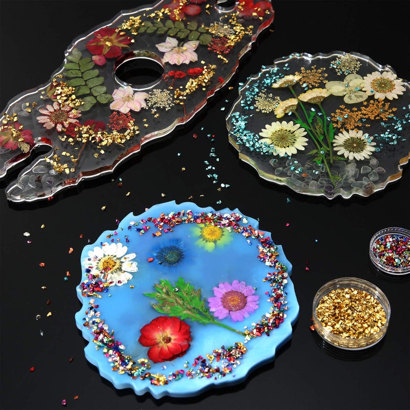 Maitys 36 Pack Crushed Glass Glitter, Broken Crushed Glass Pieces for Craft Resin Nail DIY Craft Vase Filler Epoxy Resin Art Jewelry Making - Image 5