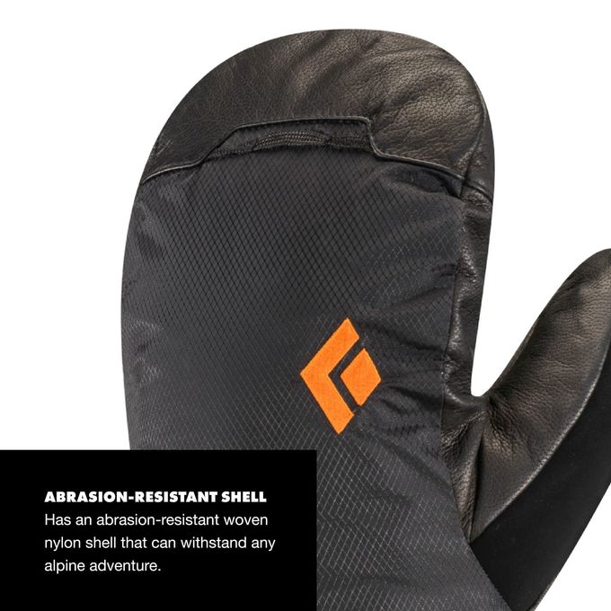 Black Diamond Equipment Absolute Mitts Black Large - Image 2