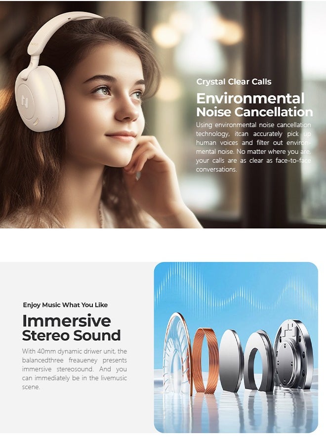 havit - Bluetooth Headset, Wireless Headset, 76 Hours Long Endurance, Hybrid Active Noise Reduction, Compatible with Apple and Android - Image 1