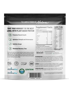 SNAP SUPPLEMENTS Plant Protein Vegan Protein Powder Vanilla 21g Protein,18 Amino Acids 30 serving With Nitric Oxide Boosting Ingredients,With Nitric Oxide Boosting Ingredients - Dietary Supplement 30 sarving Net WT 868 g  - Image 2