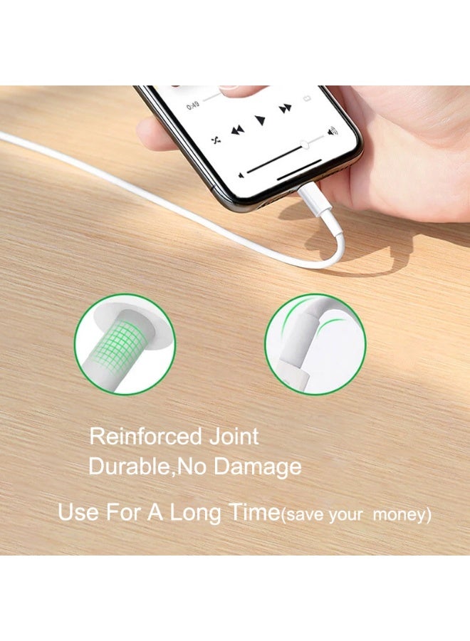 High-Speed USB Charging Cable for iPhone 13, 12, 11 – Fast Charge & Data Sync – Durable & Tangle-Free – Compatible with Lightning Devices - Image 4