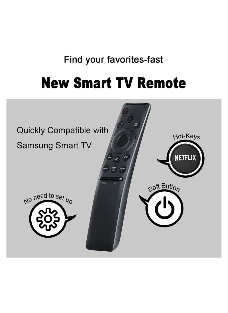 Eworld - Universal Remote Control for Samsung Smart TV Replacement of HDTV 4K UHD Curved QLED and More with Netflix Prime Video Buttons - Image 1
